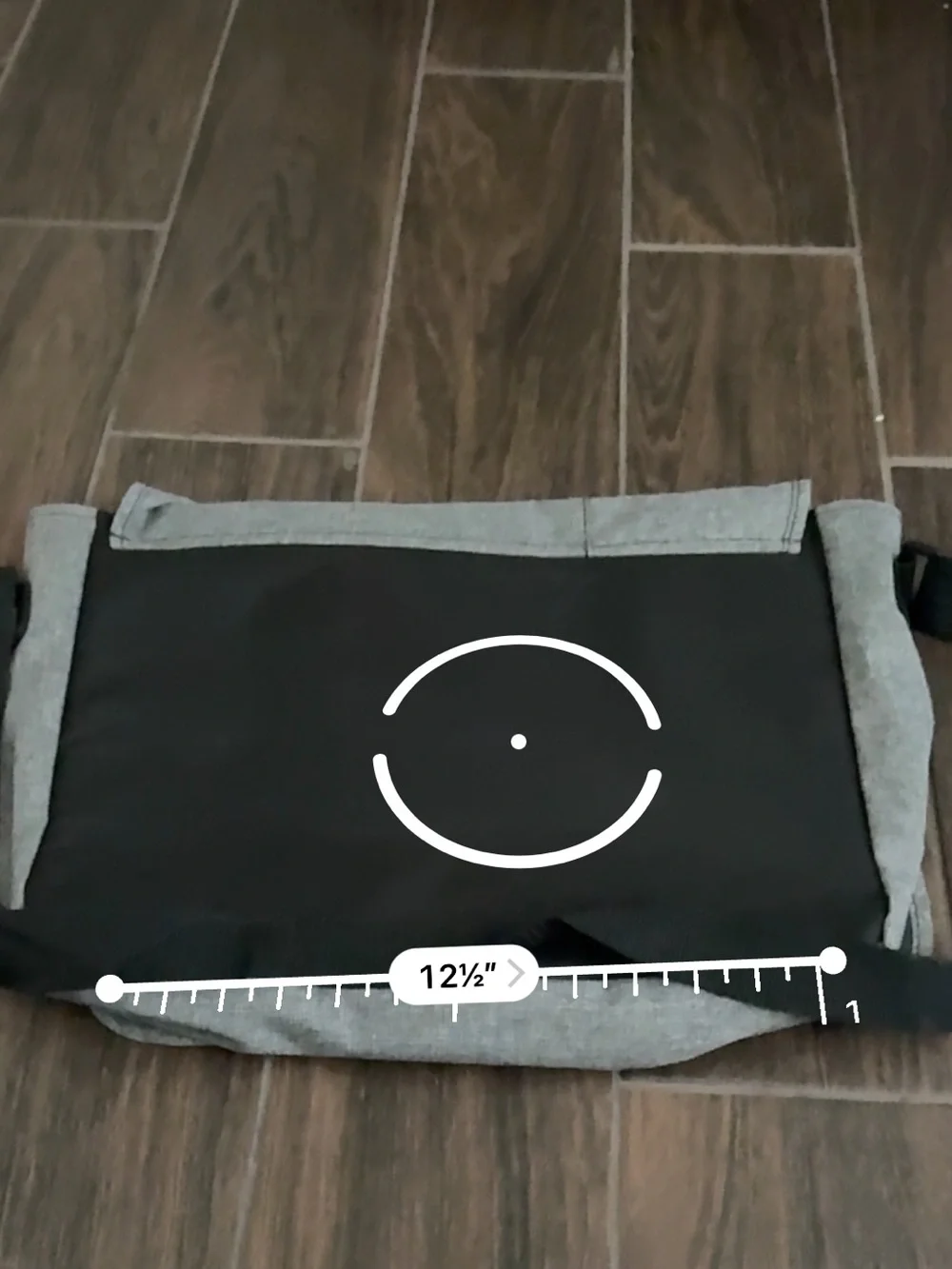 Gray Messenger Bag